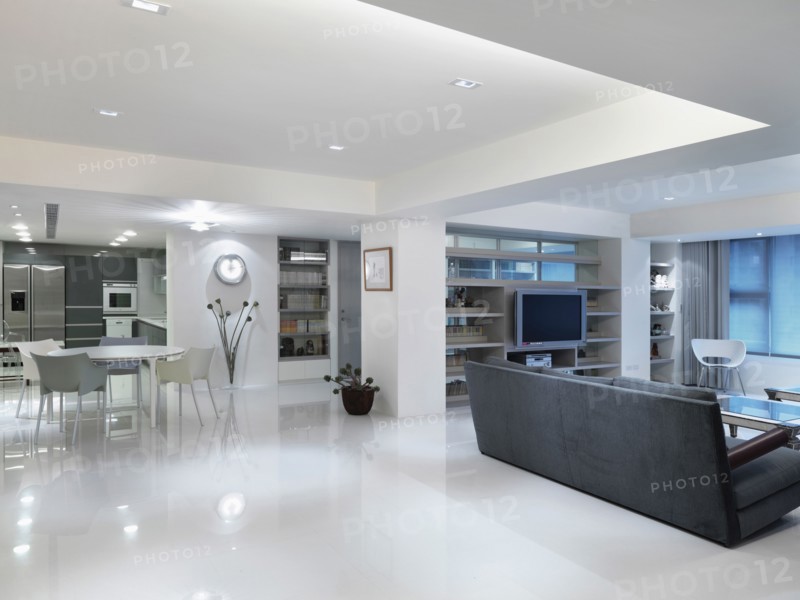 Interior view of bright modern home