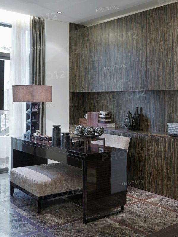 Home office in modern home