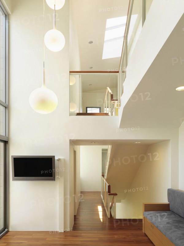 Multiple story modern interior
