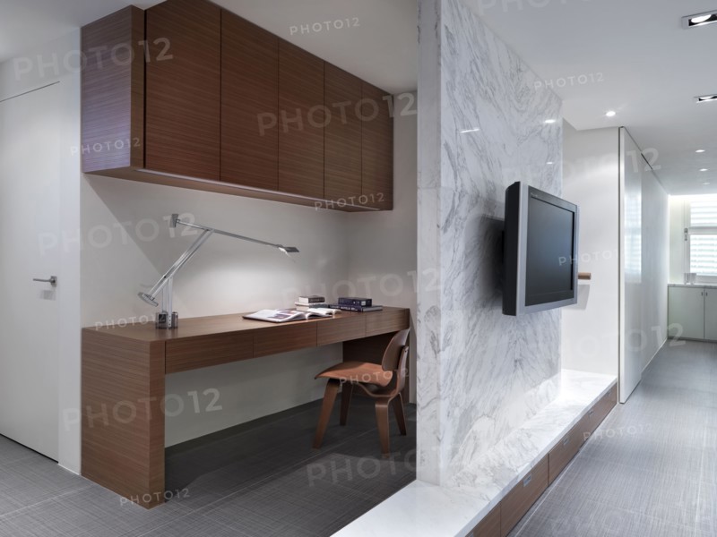 Small home office in modern home