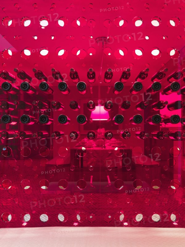 Modern rack for storing wine