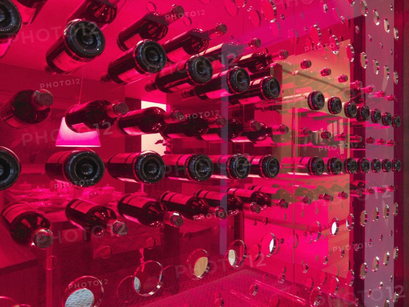 Modern rack for storing wine
