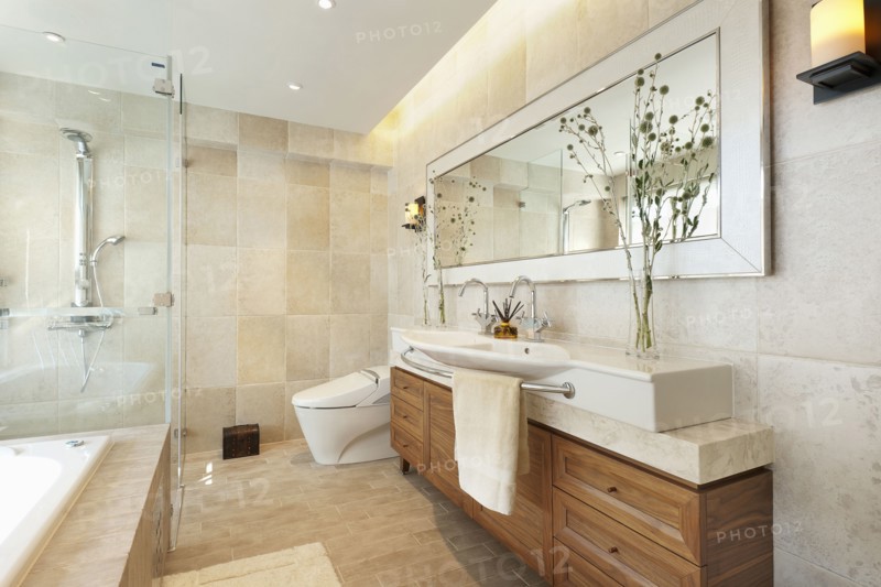 Bathroom in modern home