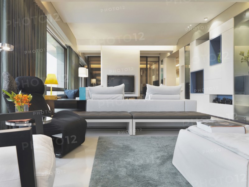 Living room in modern home