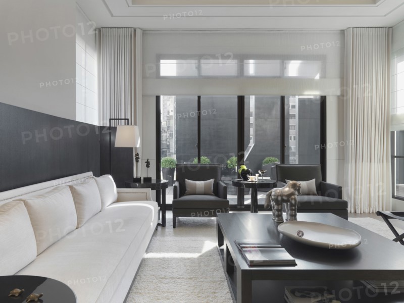 White sofa in modern living room