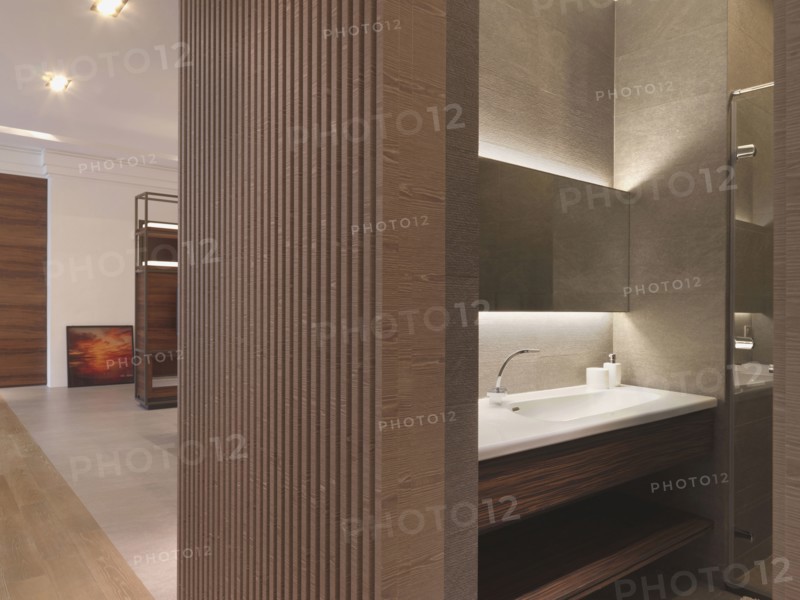 Illuminated bathroom sink
