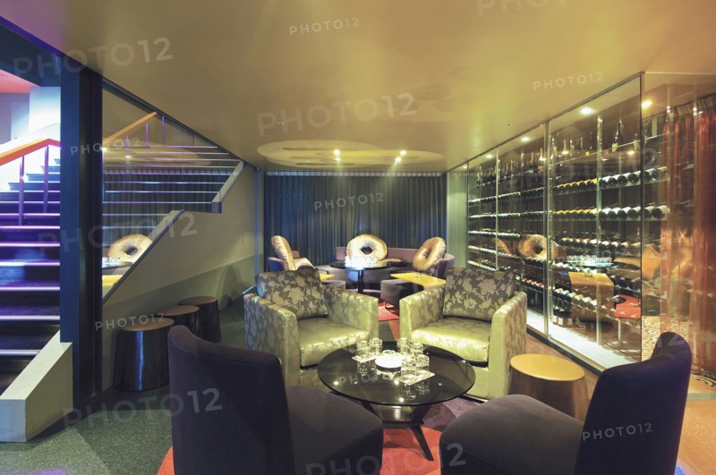 Lounge area in nightclub