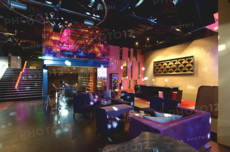 Lounge area in nightclub