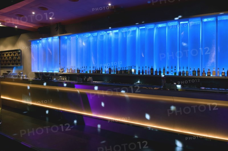 Bar inside modern nightclub