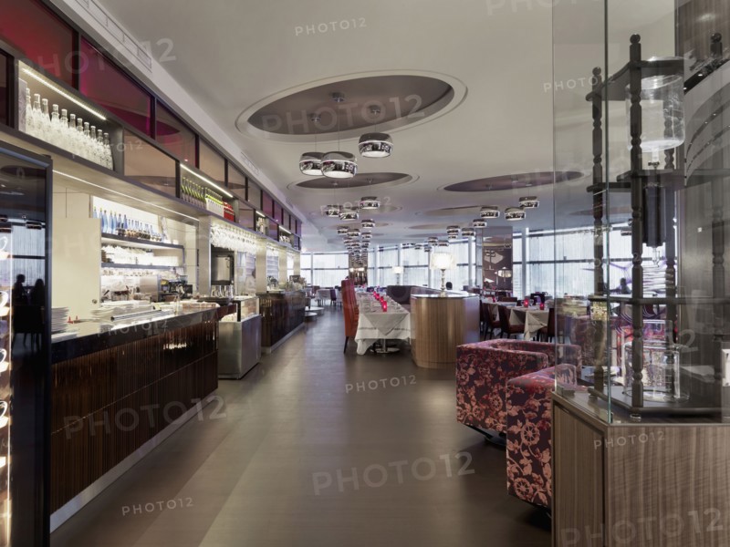 Interior of luxury hotel