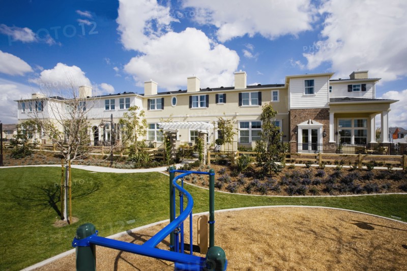 Exterior of Town homes with Children's Park