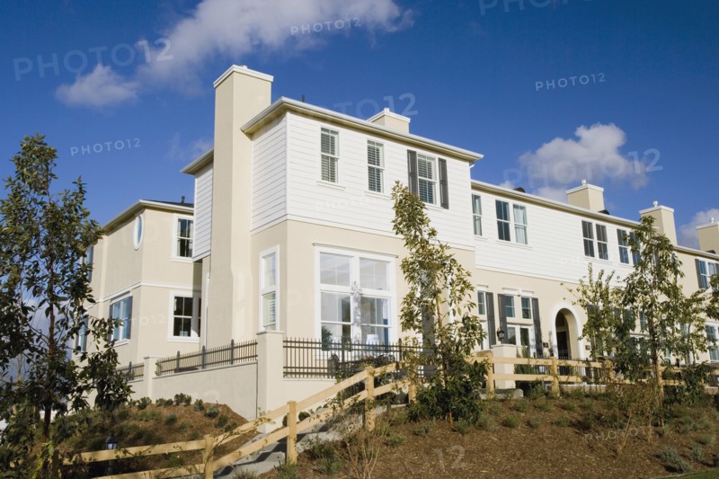 Exterior of Traditional Townhouses
