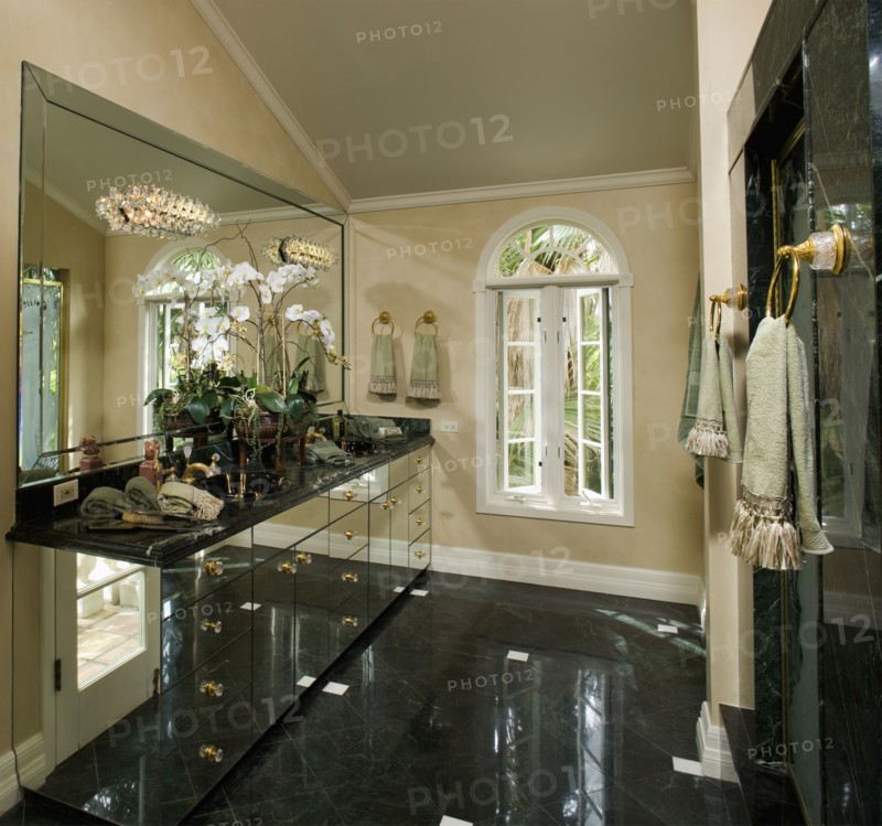 Reflective Master bathroom