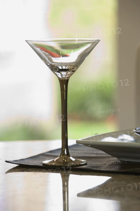 Martini Glass with Reflection