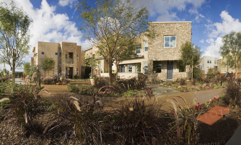 Front Exterior of Contemporary Condominium Building