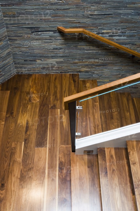 Modern Hardwood Staircase