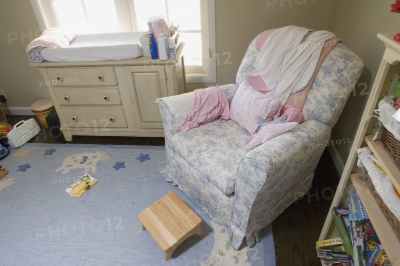 Interior detail of a baby room