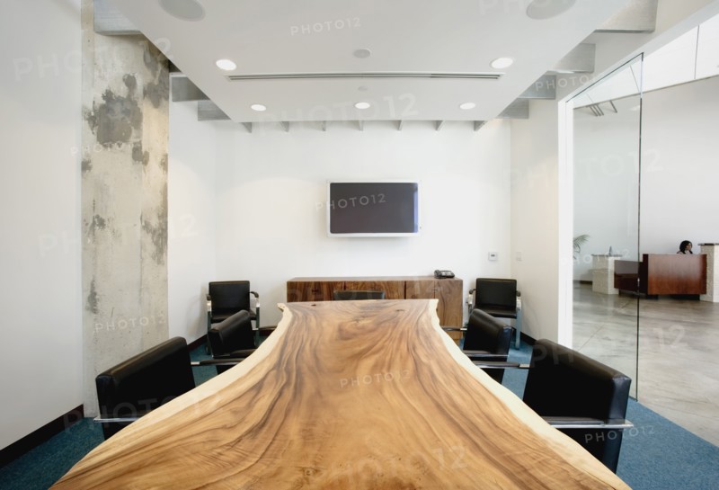 Interior of an empty conference room