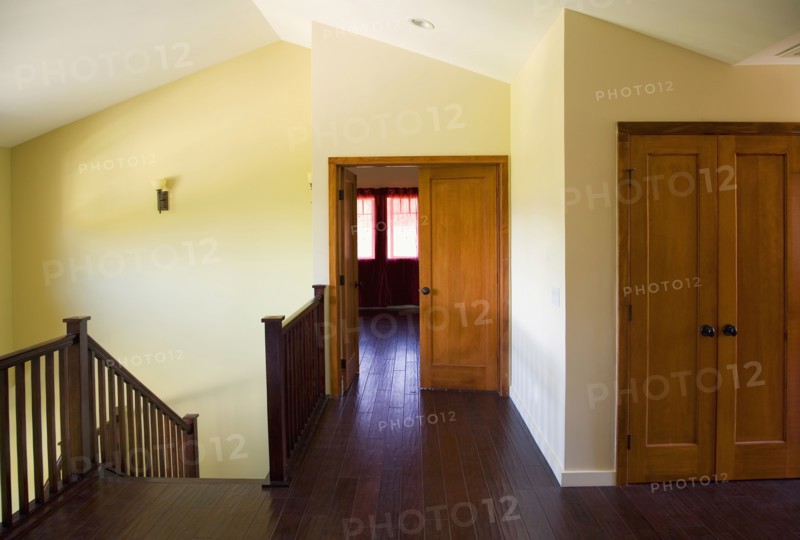Interior of an upstairs hallway