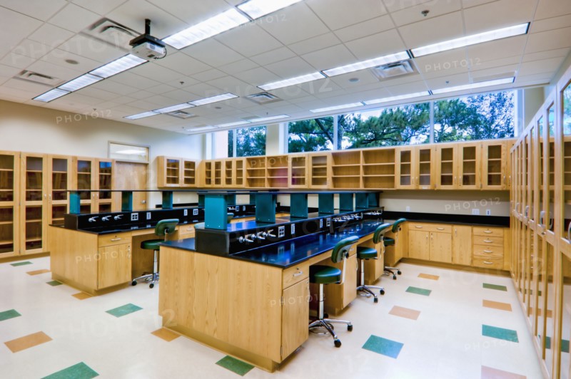 Science lab classroom at college