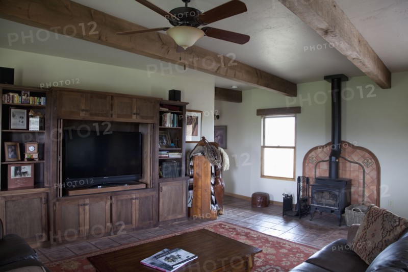 Western themed living room