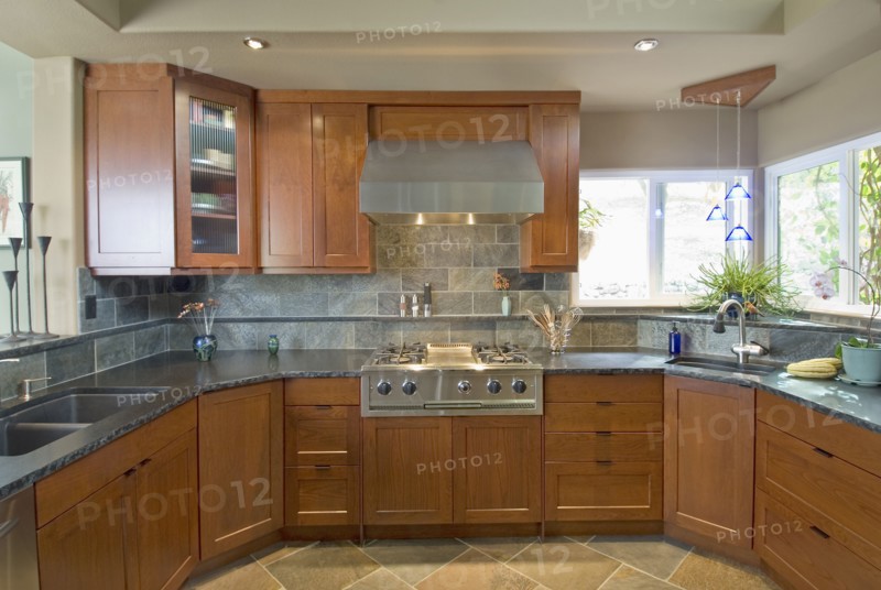 Interior of traditional kitchen