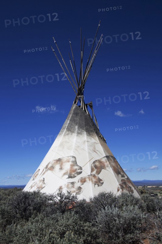 Teepee in remote field