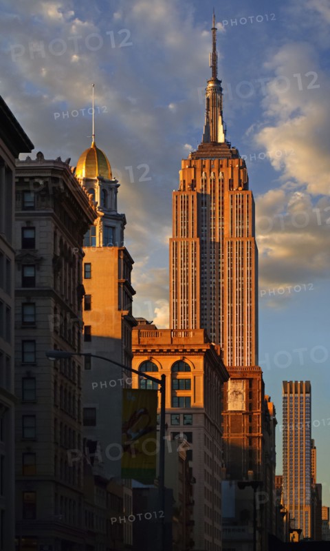 Skyscrapers and blue sky