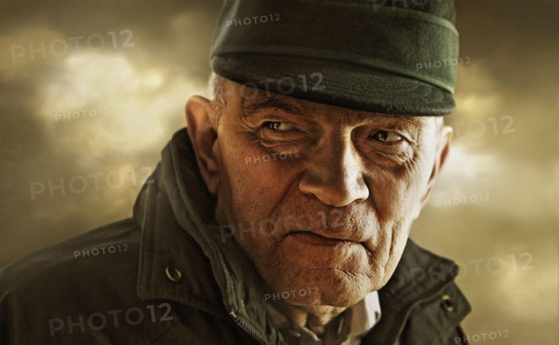 Caucasian man standing outdoors