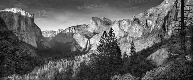 Rocky mountains overlooking rural valley