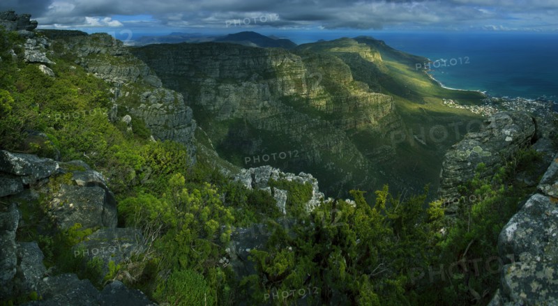 View of cliffs