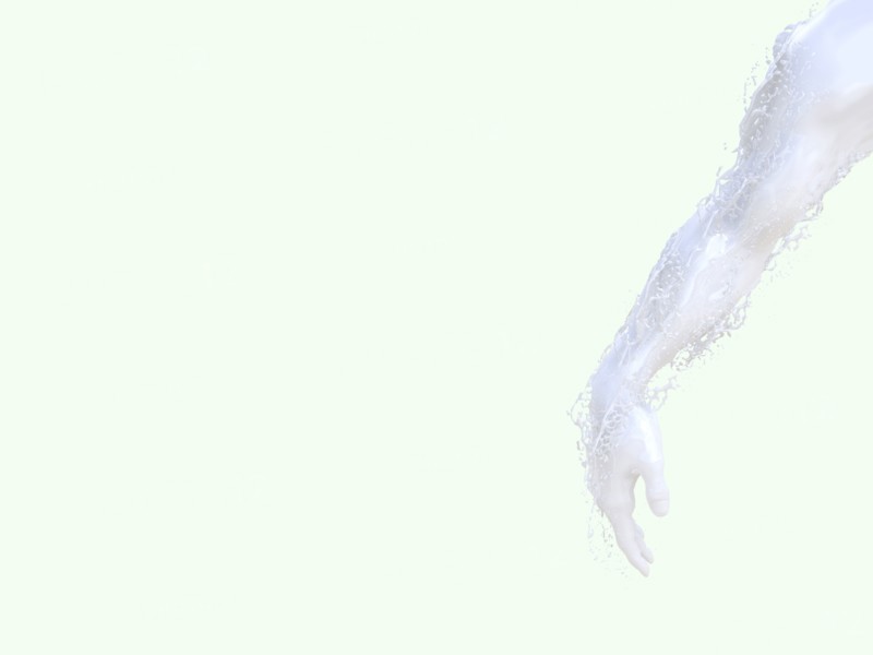 Close up of futuristic arm