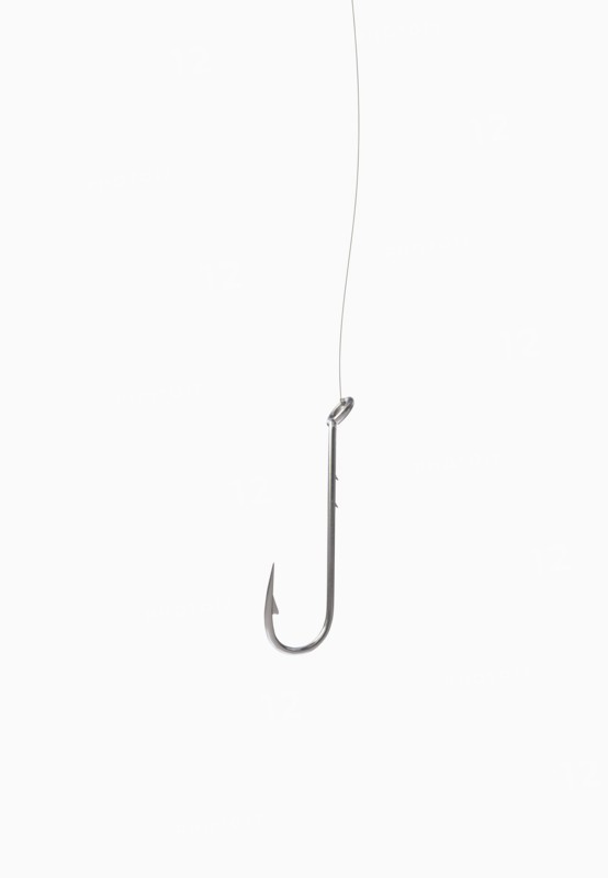 Close up of dangling fishing hook