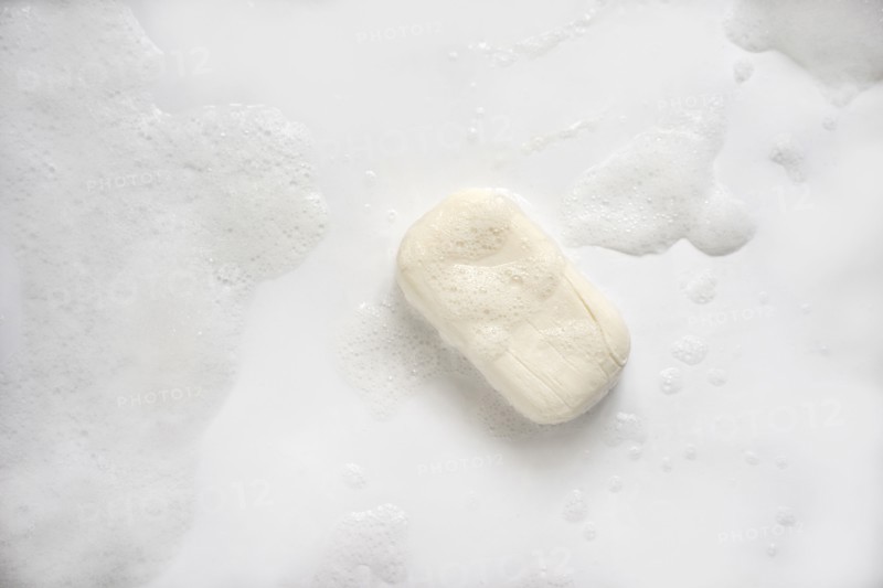 Bar of soap on floor