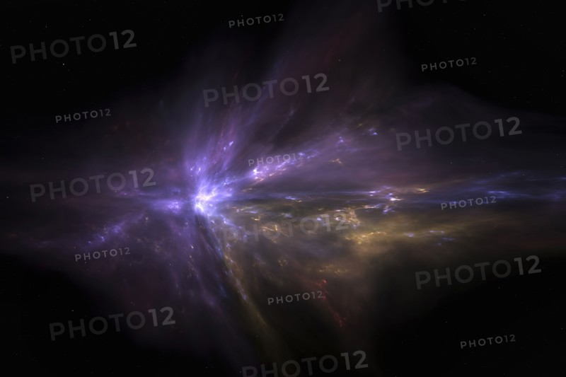 Galaxy in outer space