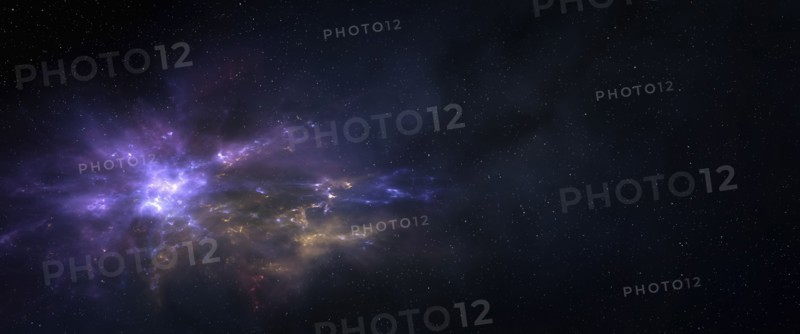 Galaxy in outer space