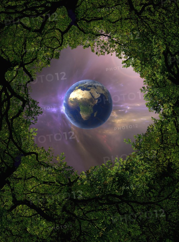 Low angle view of Earth