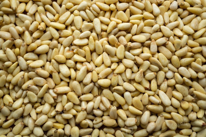 Pile of pine nuts