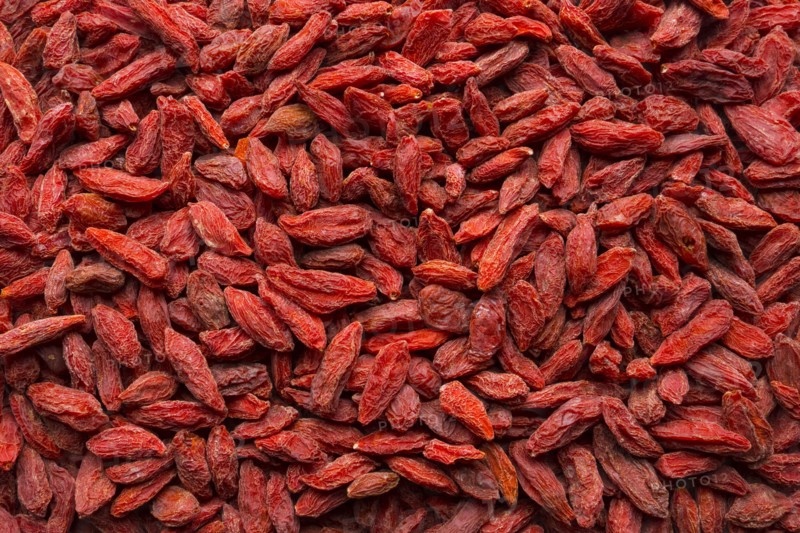 Pile of goji berries