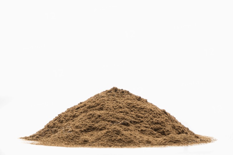 Pile of brown powder