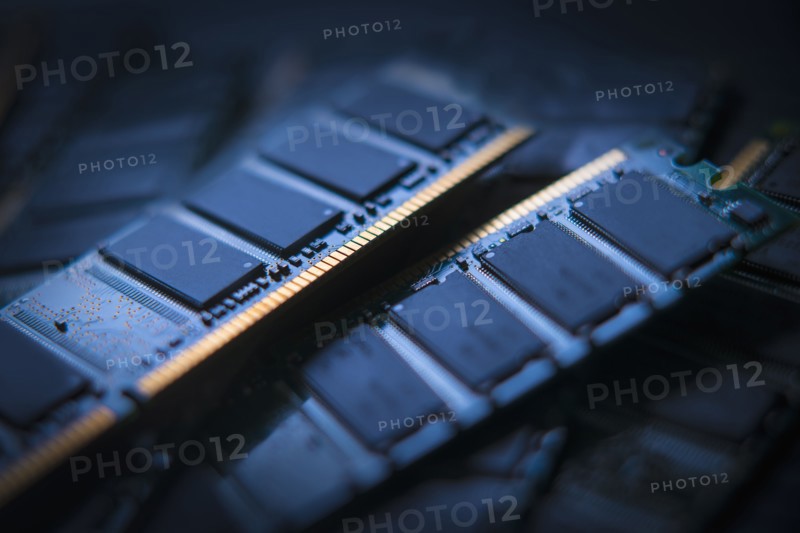 Pile of RAM modules