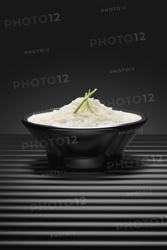 Bowl of white rice