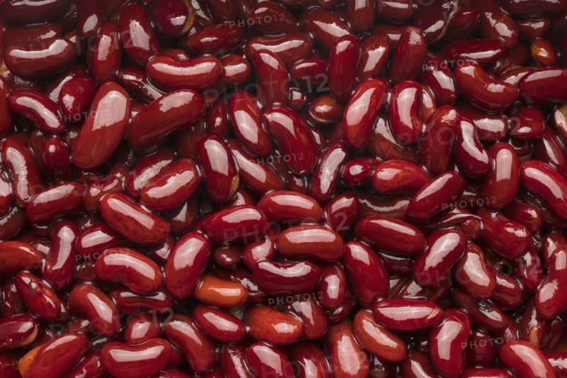 Pile of red kidney beans