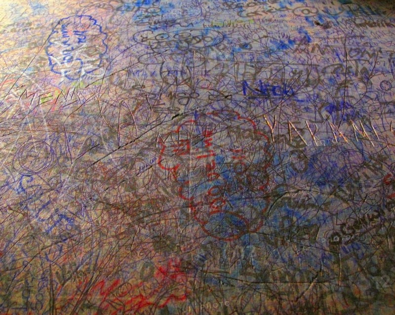 Graffiti on wall
