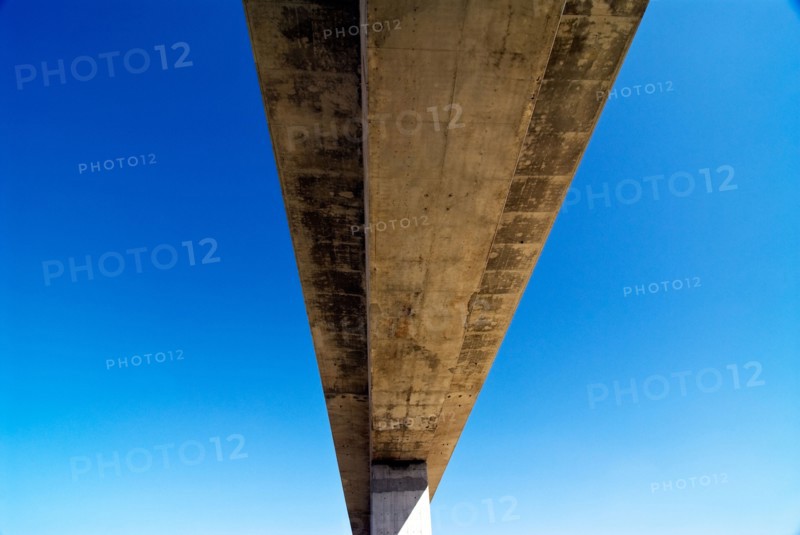 Elevated road viewed from below