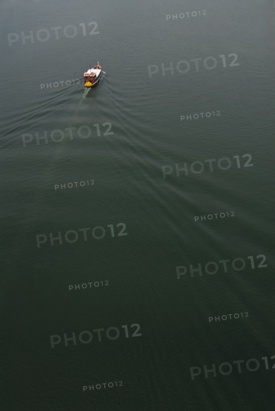 boat on Douro river high-angle view