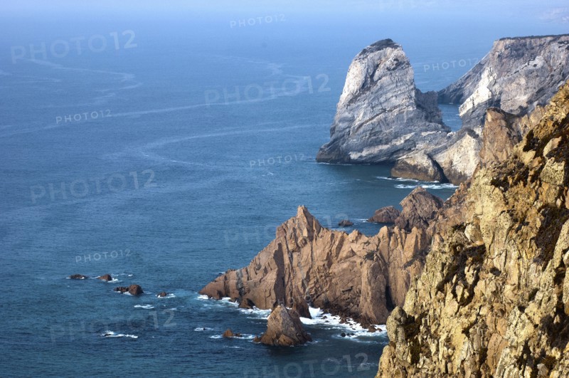 cliffs on the Atlantic coast near Sintra Portugal