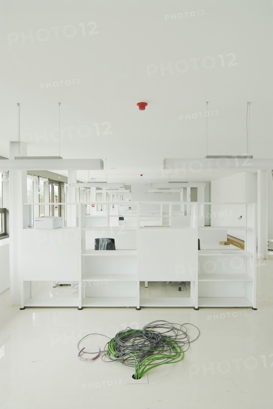 Cables in new empty office