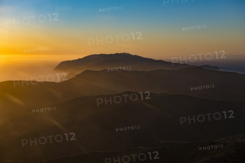 Catalina Island in mist