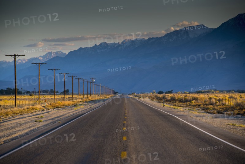 Empty road in remote landscape